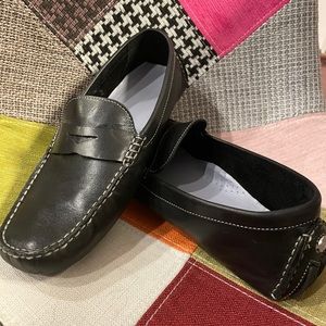 Cole Haan Black Trillby Driving Penny Loafers 11B